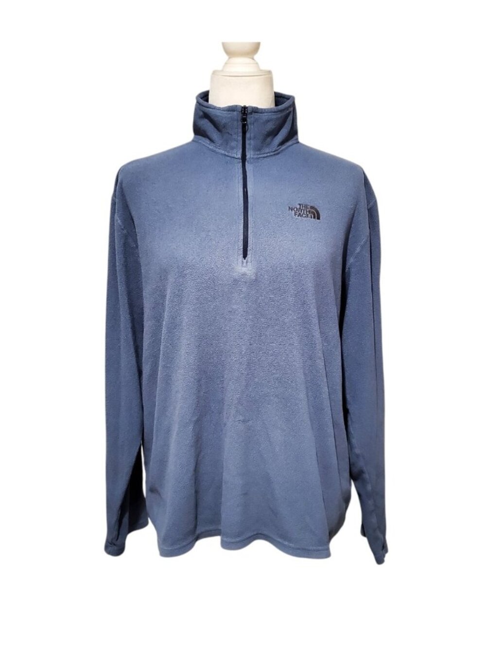 The North Face Fleece Sweater Mens Medium Half Zip Long Sleeve Outdoor Hiking